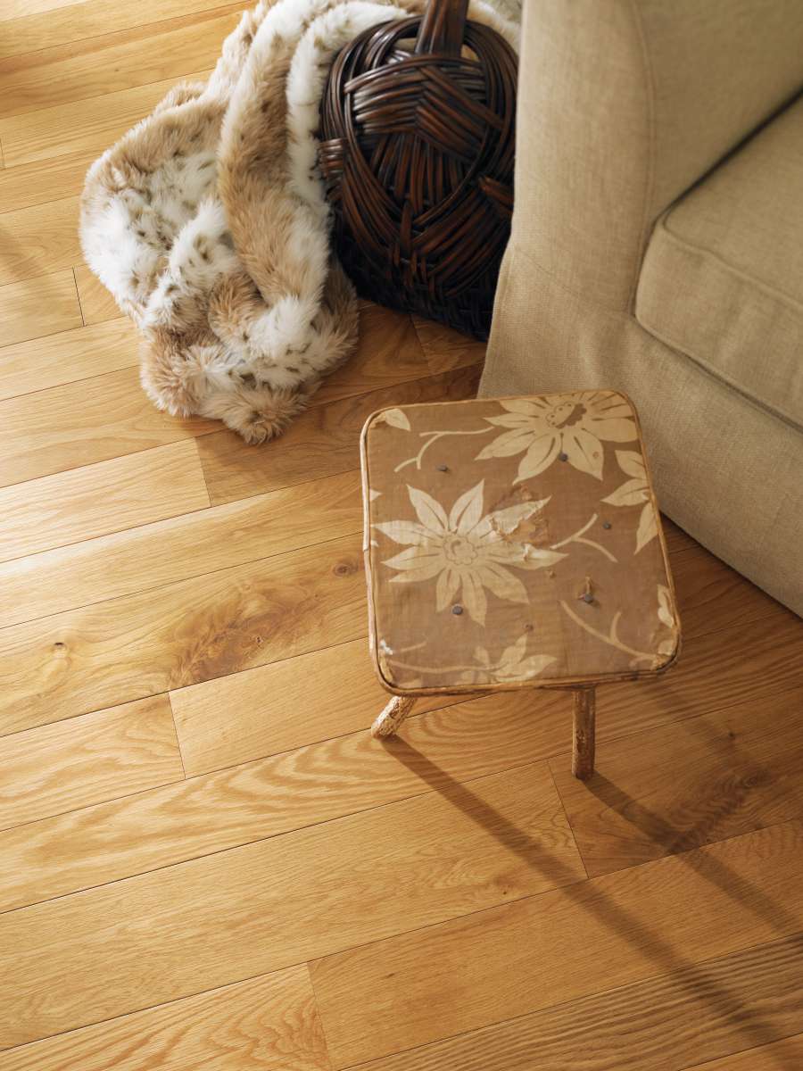 Oak is an ideal hardwood for your flooring, stains predictably and brings a great financial return over the years.